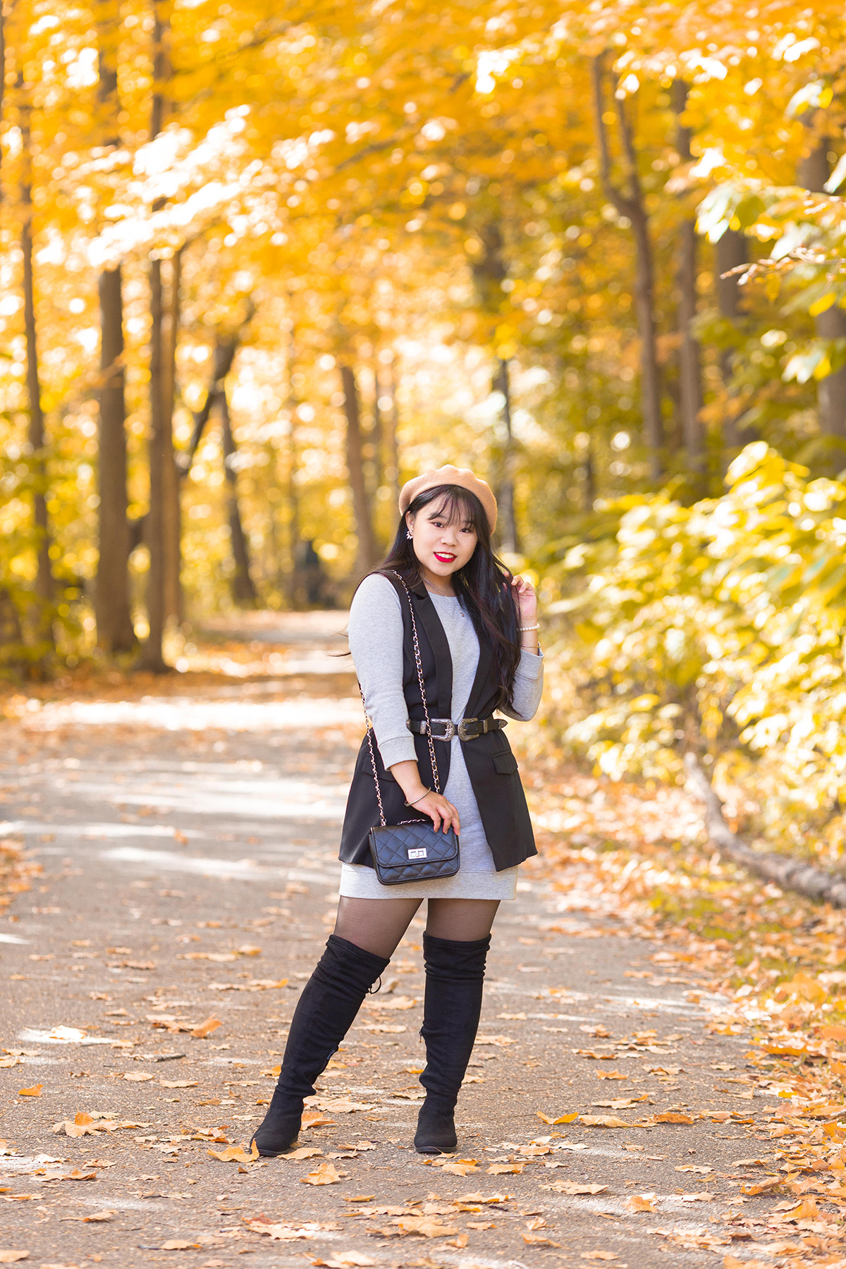 Sweatshirt Dress & Blazer Vest | Styling Clothes That I Wore Once